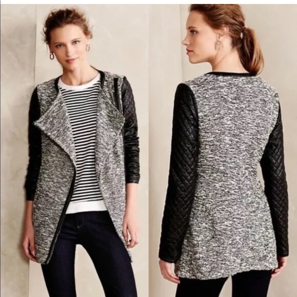Cartonnier Anthropologie tweed jacket